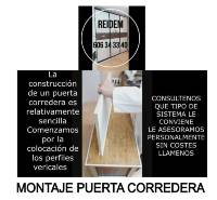 Puerta corredera MONTAJE