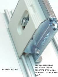 COMPRAR SISTEMA DE SEGURIDAD PARA QUE LAS PUERTAS NO PUEDAN SALIR DEL CARRIL GUÍA ACCIDENTALMENTE