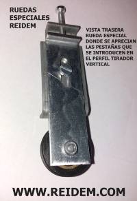 RUEDA INSERTA EN PERFIL VERTICAL RUEDA INSERTA EN PERFIL VERTICAL
