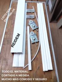 NO TENDRÁ QUE MOLESTARSE EN MEDIR, CORTAR, Y CALCULAR LA MEDIDA DE LOS PANELES, REIDEM SE LO PROPORCIONA TODO LISTO PARA ENSAMBLAR Y ATORNILLAR A LA MEDIDA DE PANEL QUE PREVIO A LA CONTRATACIÓN LE HABREMOS PROPORCIONADO, DE FORMA QUE CUANDO LLEGUE EL HERRAJE PARA LA PUERTA, TODO ESTE LISTO PARA LA CONSTRUCCIÓN DE LAS PUERTAS CORREDERAS DE SU ARMARIO. NO TENDRÁ QUE MOLESTARSE EN MEDIR, CORTAR, Y CALCULAR LA MEDIDA DE LOS PANELES, REIDEM SE LO PROPORCIONA TODO LISTO PARA ENSAMBLAR Y ATORNILLAR A LA MEDIDA DE PANEL QUE PREVIO A LA CONTRATACIÓN LE HABREMOS PROPORCIONADO, DE FORMA QUE CUANDO LLEGUE EL HERRAJE PARA LA PUERTA, TODO ESTE LISTO PARA LA CONSTRUCCIÓN DE LAS PUERTAS CORREDERAS DE SU ARMARIO.